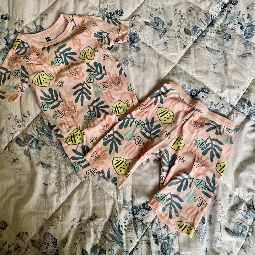 Underwater Print Pajamas Size 6